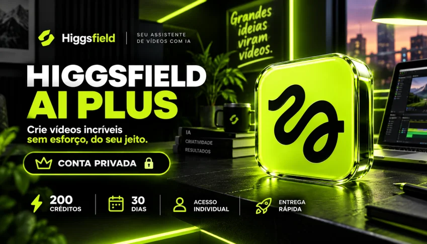 Higgsfield 200 Créditos 30 dias