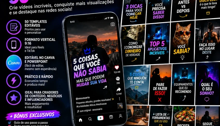 Pack Reels/TikTok - Entrega automatica