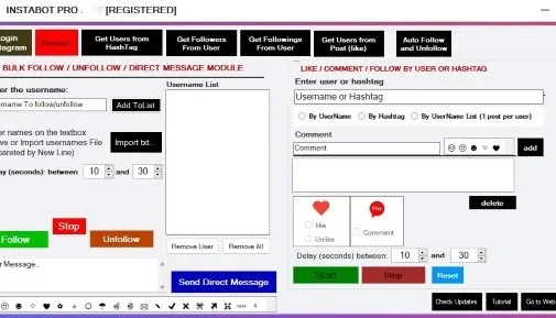 Instabot portátil(não precisa instalar)