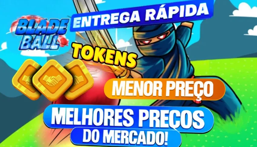 (MENOR PREÇO) TOKENS BLADE BALL - 24 HORAS ON - ENTREGA FAST