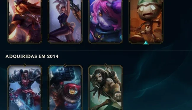 Conta League of legends platina 4