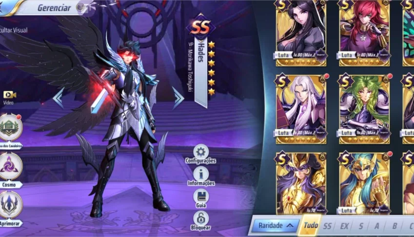 Conta Saint Seiya Awakening Level 60 Server A3-Draco