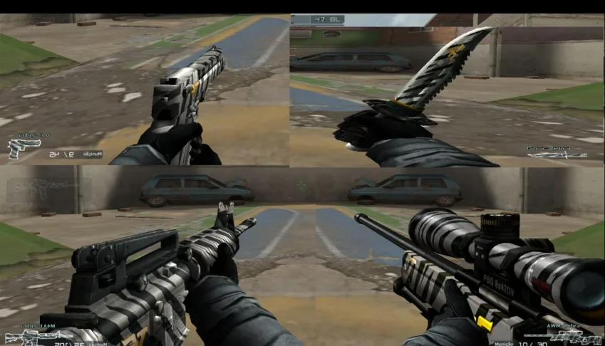 Conta Com 11 Armas De Mercado Negro. Nova Que Da Até 250%Exp