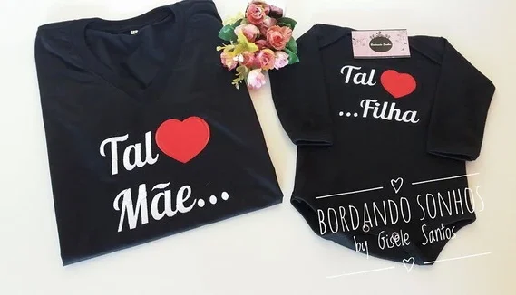 Conjunto Tal Mãe Tal Filha Personalizado