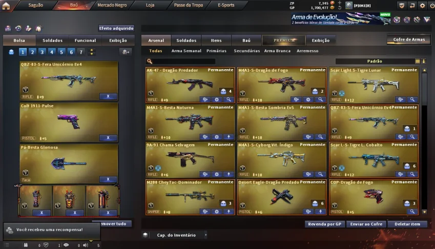 Conta Tenente Coronel 27 Vips + Varias Mn's + Email On