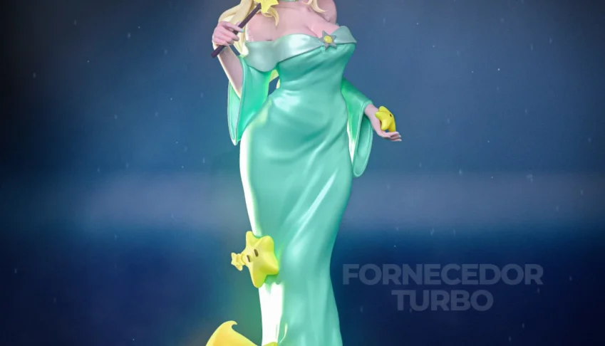 Princess Rosalina 3D - Arquivo STL para impressão 3D