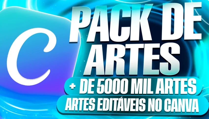 Canva -  Pack Completo Com Mais De 5 Mil Arquivos + Brinde