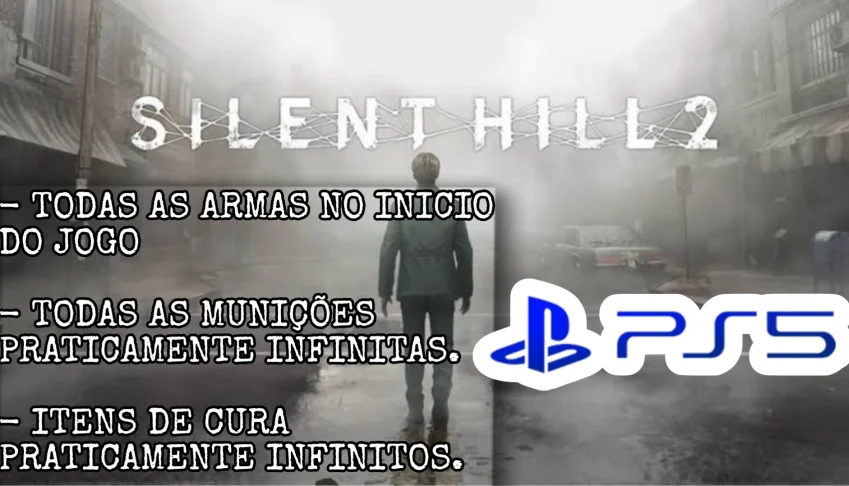 Sillent Hill 2 (PS5) - Armas, munições, itens de cura