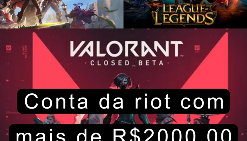 Conta da riot com muitas skins- Valorant Lol e Wr