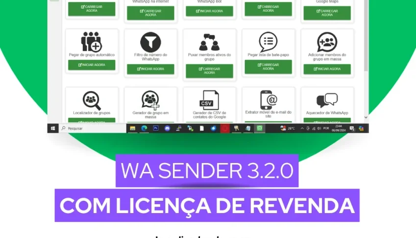 Wasender 3.2.0 Versão Com Revenda – 2024