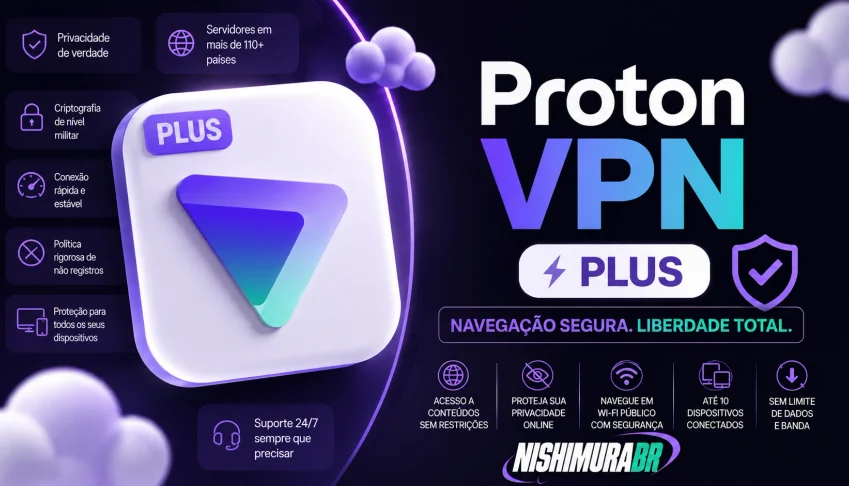 🛡️ Proton Vpn Plus 30 Dias | Acesso Imediato | 10 Telas 