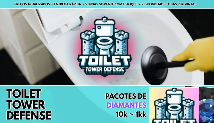 Gemas - Toilet Tower Defense (Ttd) - Melhor Entrega + Brinde