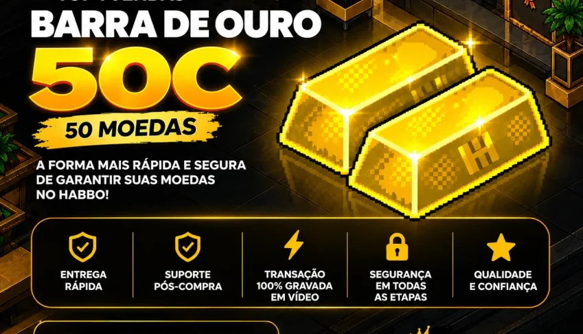 50c Moedas Habbo Hotel BR