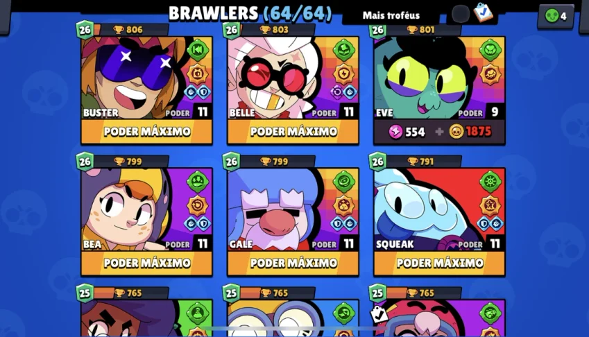 conta brawl stars full