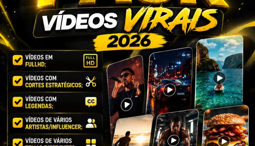 Mega Pack Vídeos Virais 2026 — Full Hd