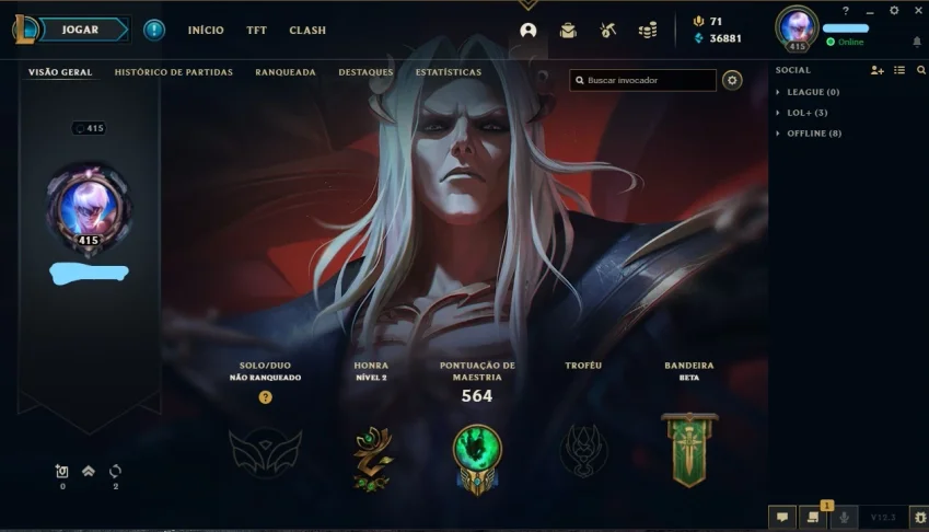 Conta League of Legends