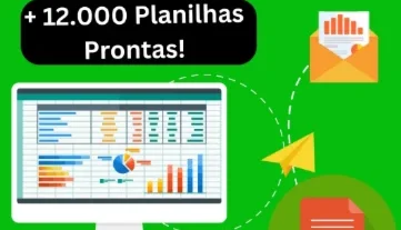 12mil Planilhas Excell Editavel Pack completo (Atualizado)