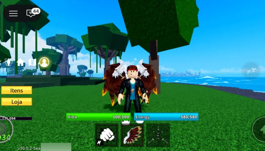 Conta de blox fruit
