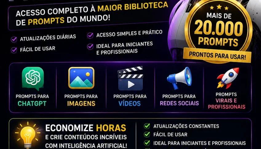 🔥 +20 Mil Prompts De Ia Premium 🔥