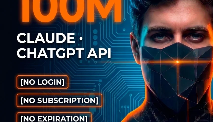 Claude + GPT API 100M Tokens — No Expiration | 30 Images + 2