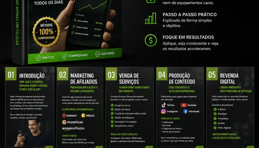 💰 Aprenda Estratégias para Buscar até R$300 por Dia!👀