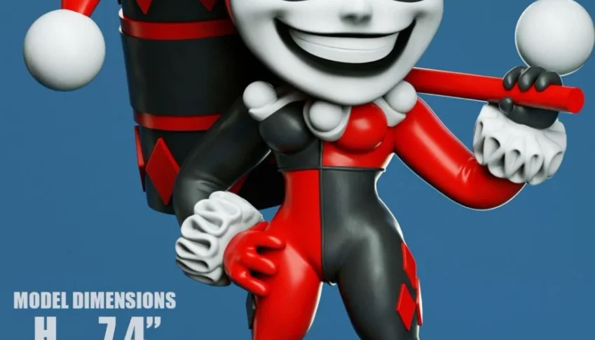Harley Quinn Chibi STL