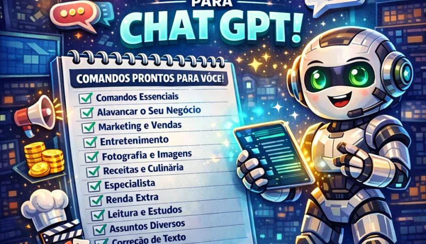Comandos ChatGPT Top Profissionais SECRETO