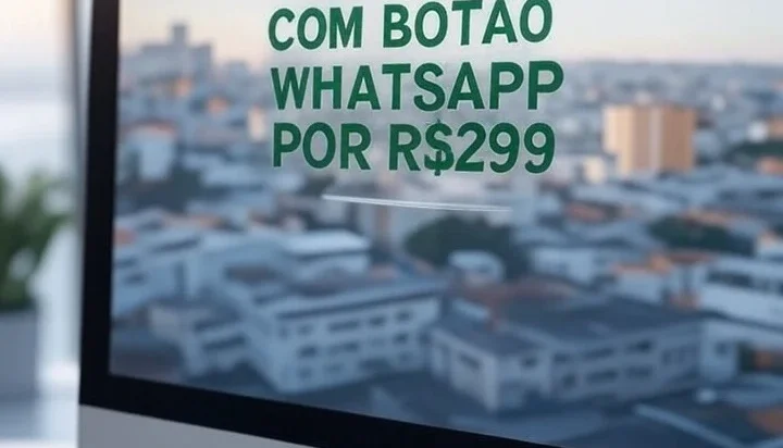 Faço seu site estático com botão WhatsApp