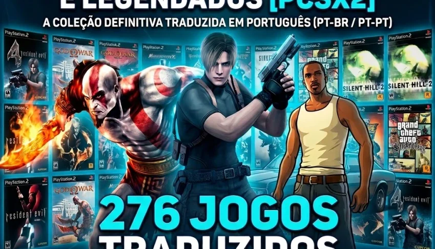 Pack Jogos PS2 Dublados e Legendados [OPL-PCSX2]