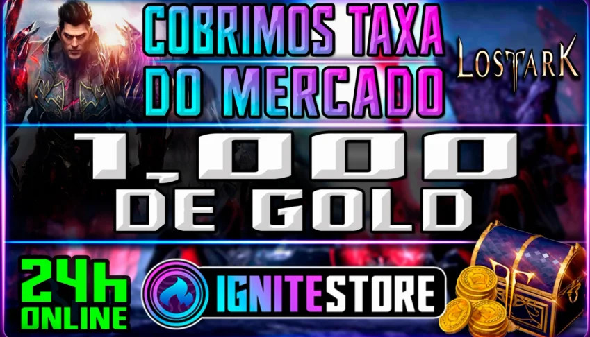 GOLD LOST ARK - COBRIMOS A TAXA DE 5% [ENTREGA RAPIDA!]