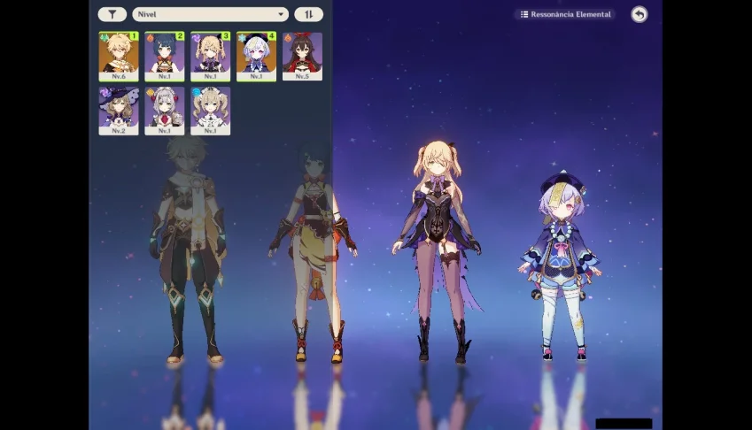 conta genshi impact  personagem 5 estrelas qiqi