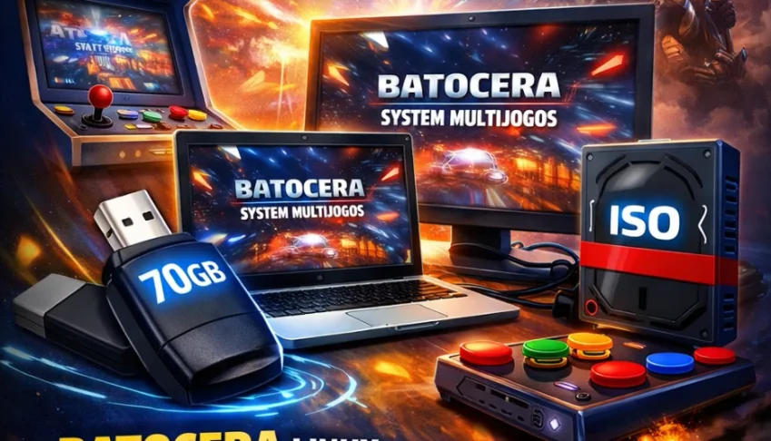Multijogos PC: ISO de 70GB para Pen Drive & HD/SSD
