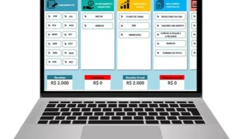 Controle Financeiro E Fluxo De Caixa Completo