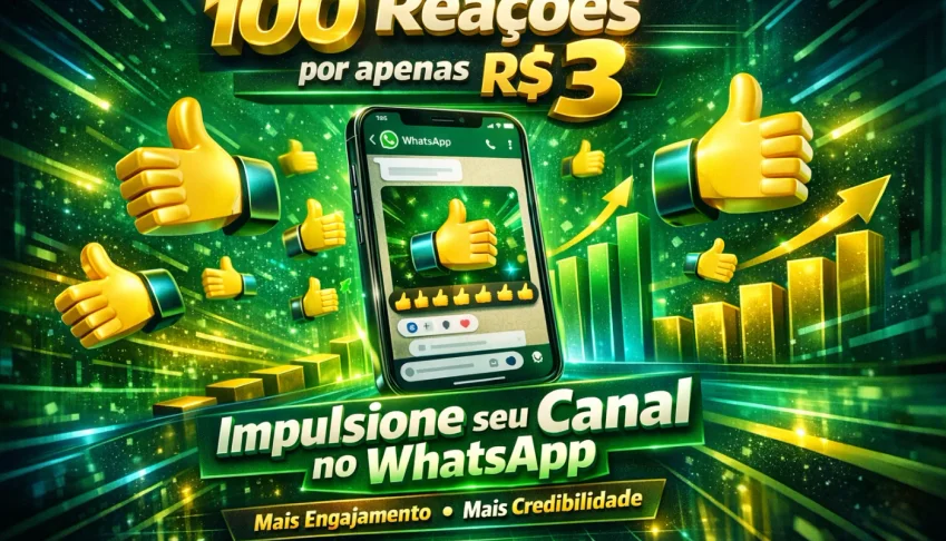🚀 Impulsione seu Canal no WhatsApp com 100 Reações de Emoji