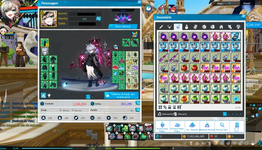 Conta Elsword INT End Game com 15B de Ed