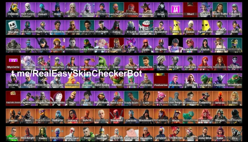 Conta De Fortnite Rara – +246 Skins (111 Loja, Travis, Etc)
