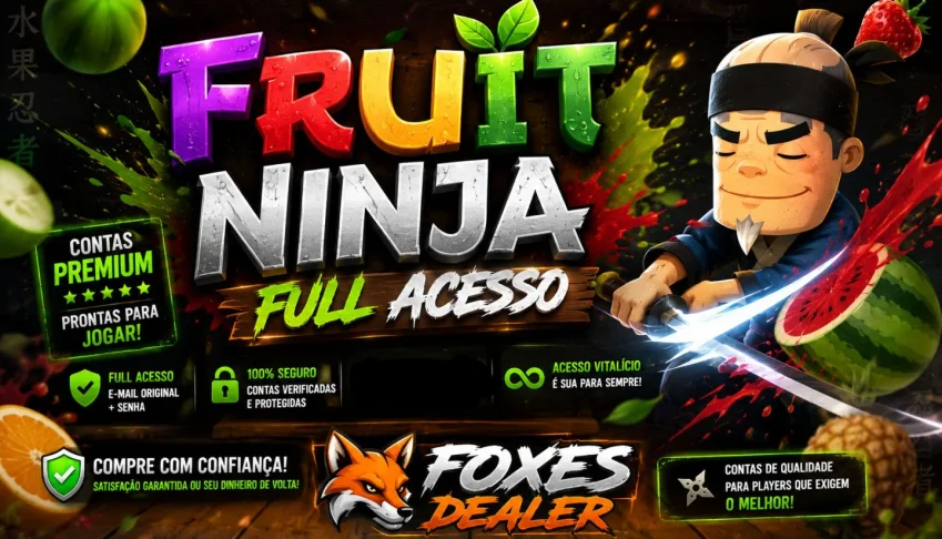 Contas Fruit Ninja 1 (Full Acesso)