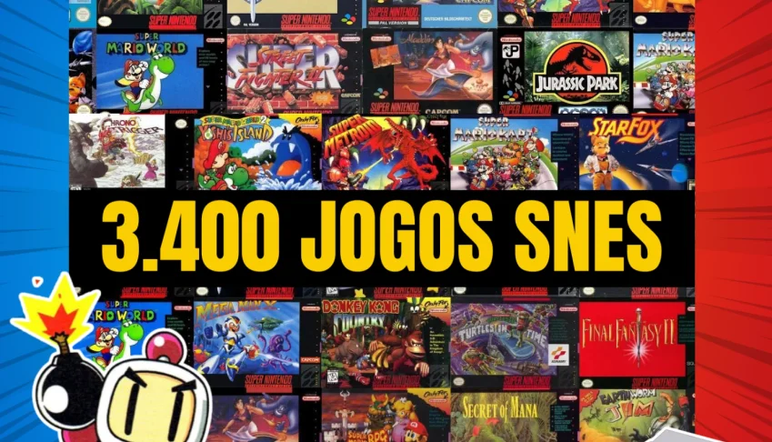 Emulador De Super Nintendo Para PC Com +De 3.400 Jogos