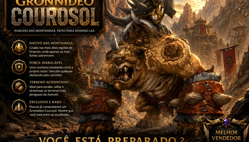 Montaria Gronnídeo Courosol WoW