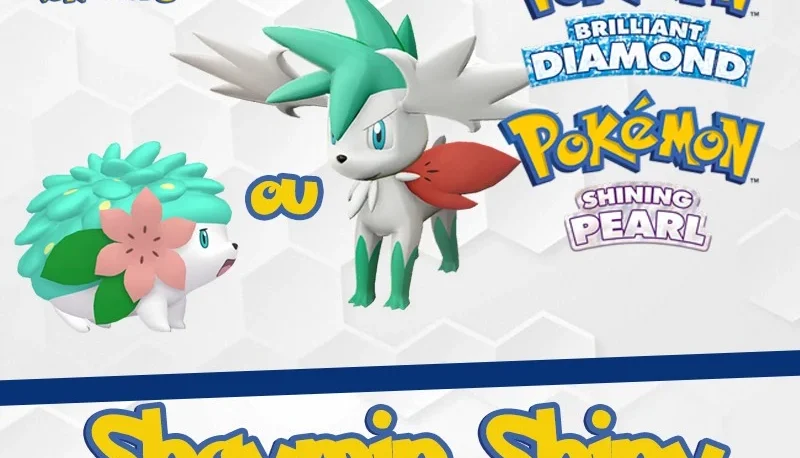 Shaymin Shiny (Land ou Sky) 6IVs - Pokémon Diamond Pearl