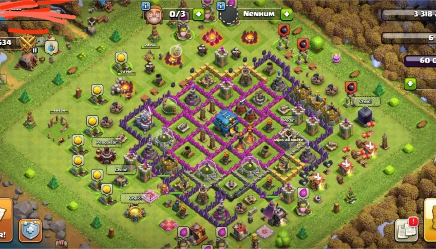 Conta de Clash of clans