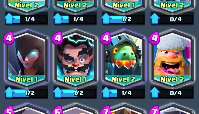 Clash Royale arena 11, 12 lendárias