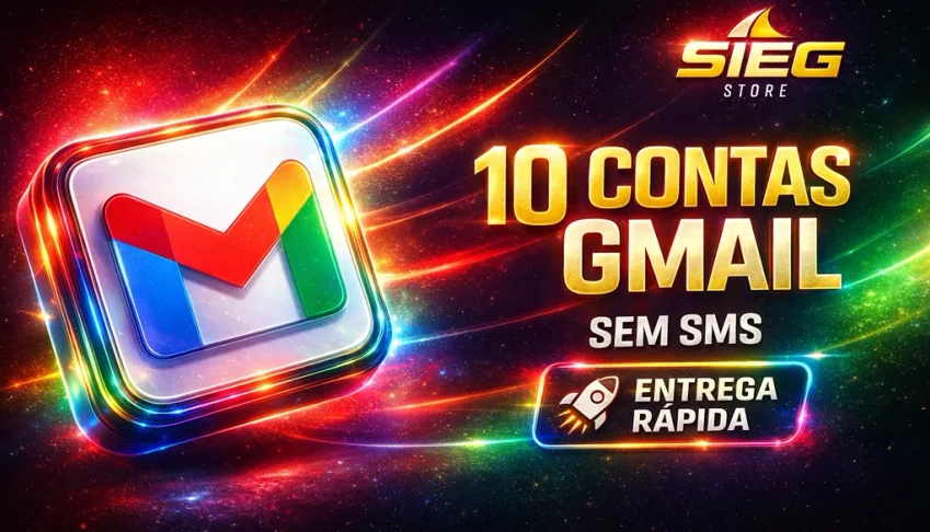 10x Contas Gmail Workspace Premium SEM SMS
