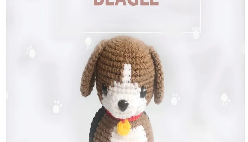Receita em PDF - Cachorro Beagle Mini Amigurumi