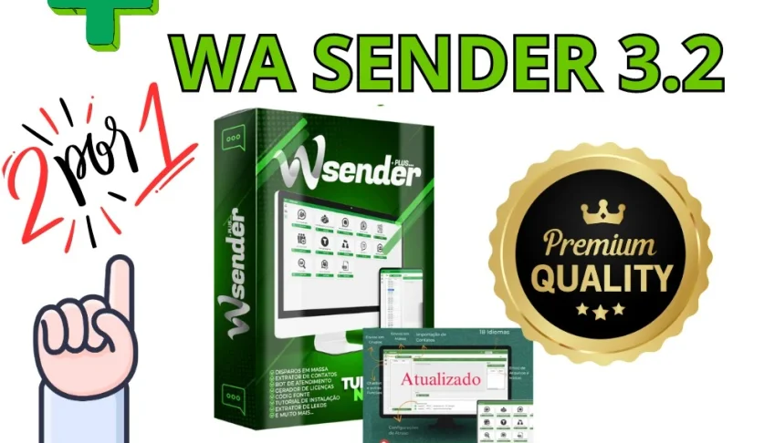Wa Sender 3.2 + Wa Sender 3.3 Combo Completo - Vitalicio