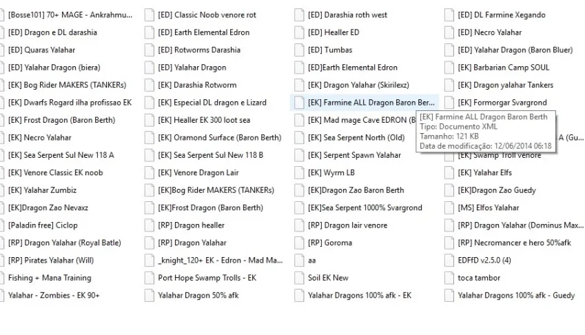Pacote de Script Windbot e Ibot Todas Vocaçoes lv 8 a 300+