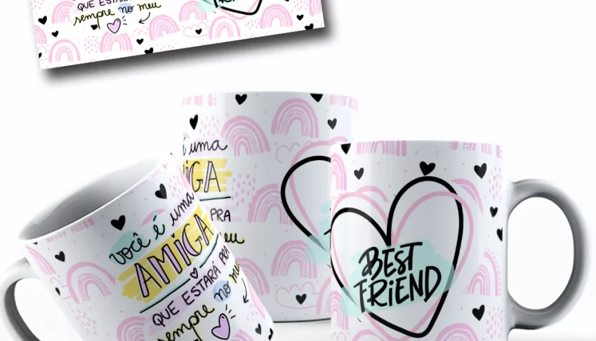 arte sublimaçao de caneca