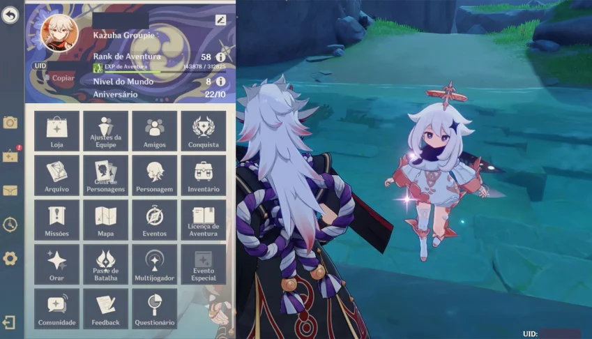 Conta AR 58 - 16 Personagem 5* - 6 Armas 5*