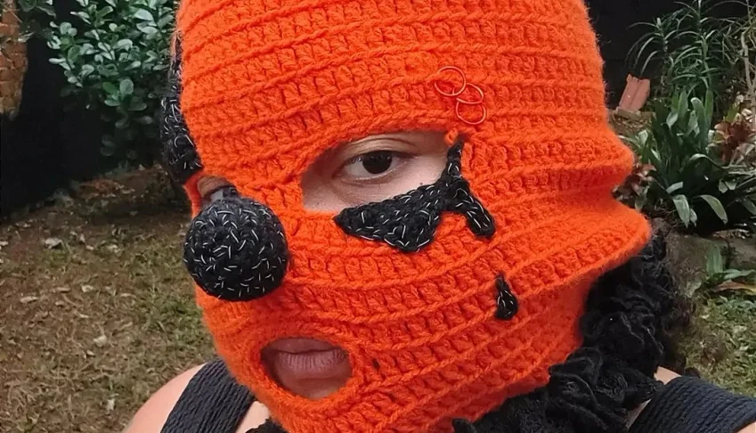 Balaclava Palhaço Laranjinha