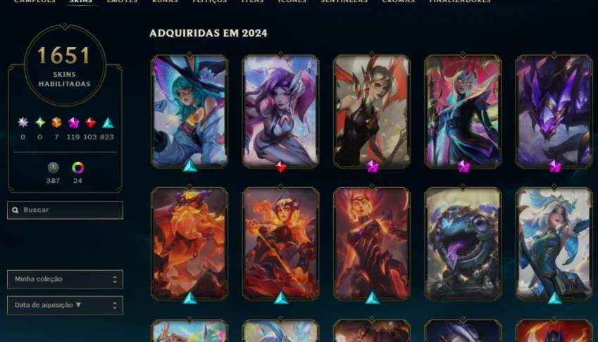 Conta League of legends, TFT, Valorant
